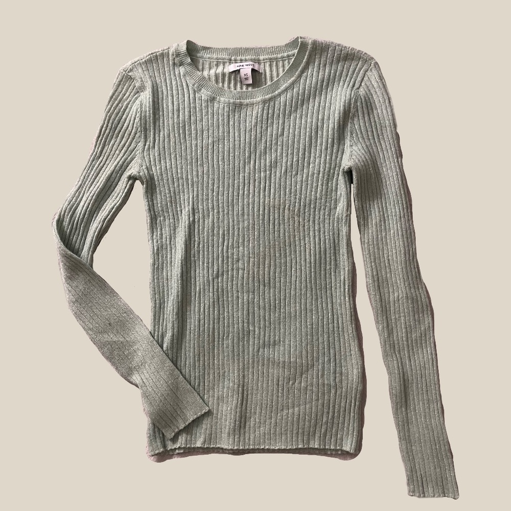 Sparkly Green Sweater